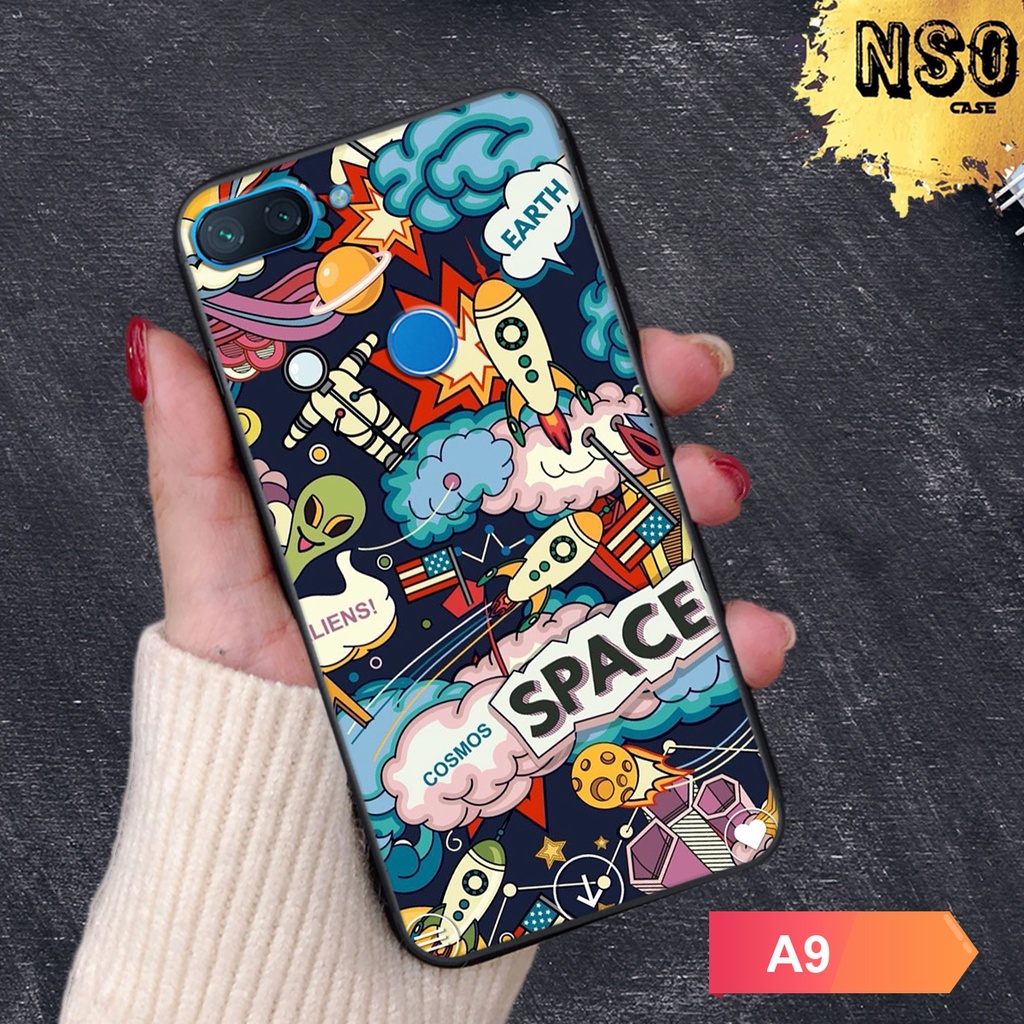 [ ..NEW.. ] Ốp Xiaomi mi 8 lite in hình phi hành gia chất