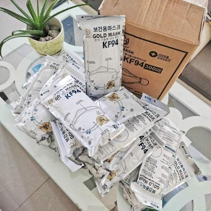 Khẩu Trang KF94 Gold Mask 4 Lớp Kháng Khuẩn  - công nghệ Hàn Quốc