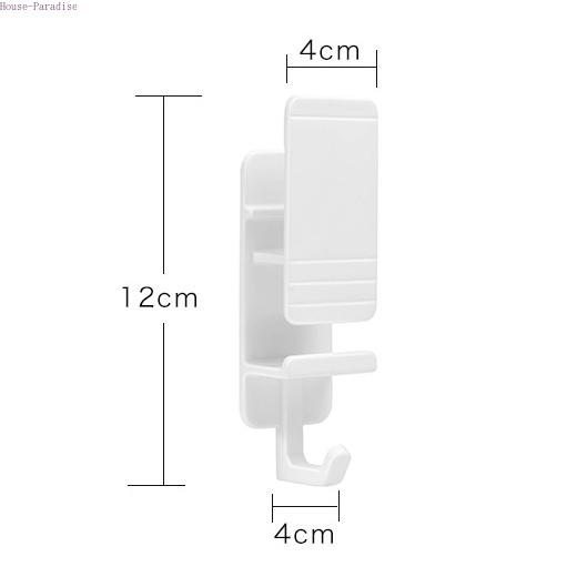 Móc Treo Đồ Dán Tường Bằng Nhựa Đa Năng Cho Nhà Bếp / Phòng Tắm