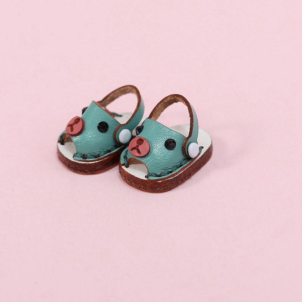 LUOL Giày Búp Bê Da Bò Handmade Dành Cho Búp Bê obitsu11GSCbody9OB11 1 / 11 OB11