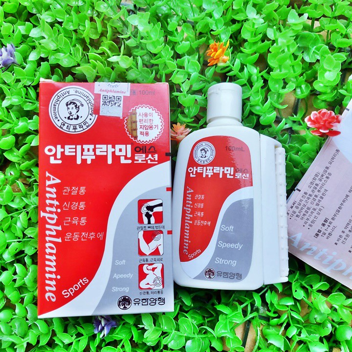 Dầu Nóng Xoa Bóp chai 100ml Của Hàn Quốc có lăn – GV390
