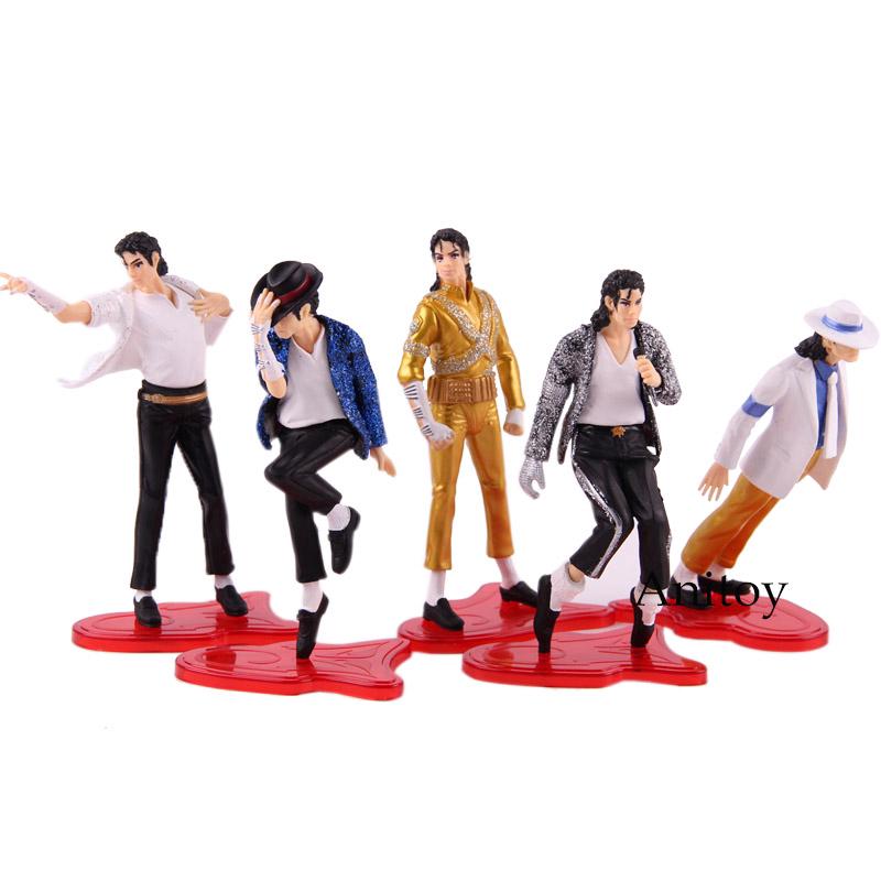 Set 5 đồ chơi mô hình nhân vật Michael Jackson