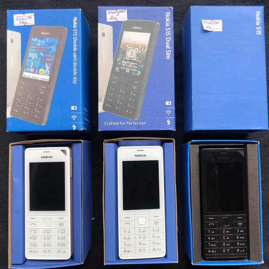 Nokia 515 bản 1 sim và 2 sim mới 100%  chính hãng