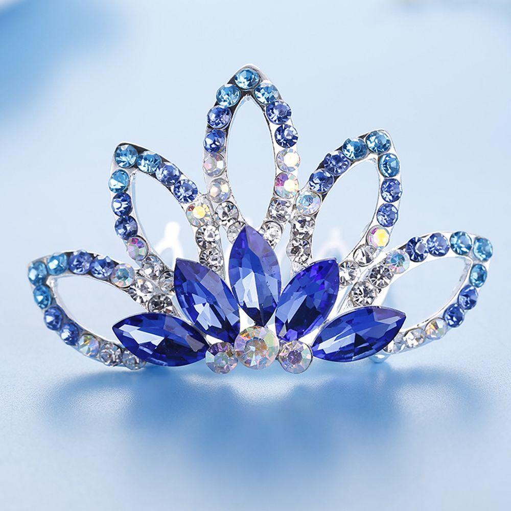 USNOW Lược Cài Tóc Hình Vương Miện Công Chúa Dễ Thương