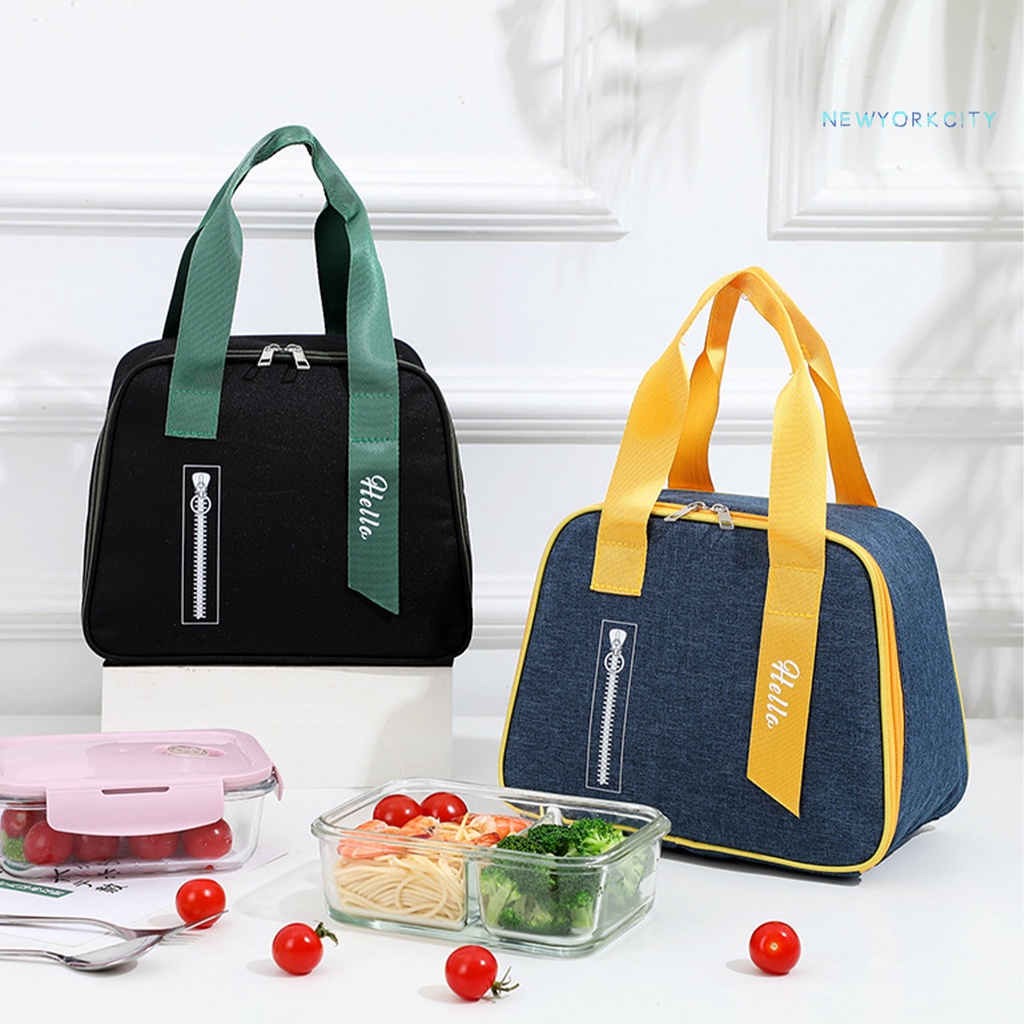 Túi Vải Oxford Ba Lớp Cách Nhiệt Chống Rò Rỉ Sức Chứa Lớn Bảo Vệ Đồ Dùng