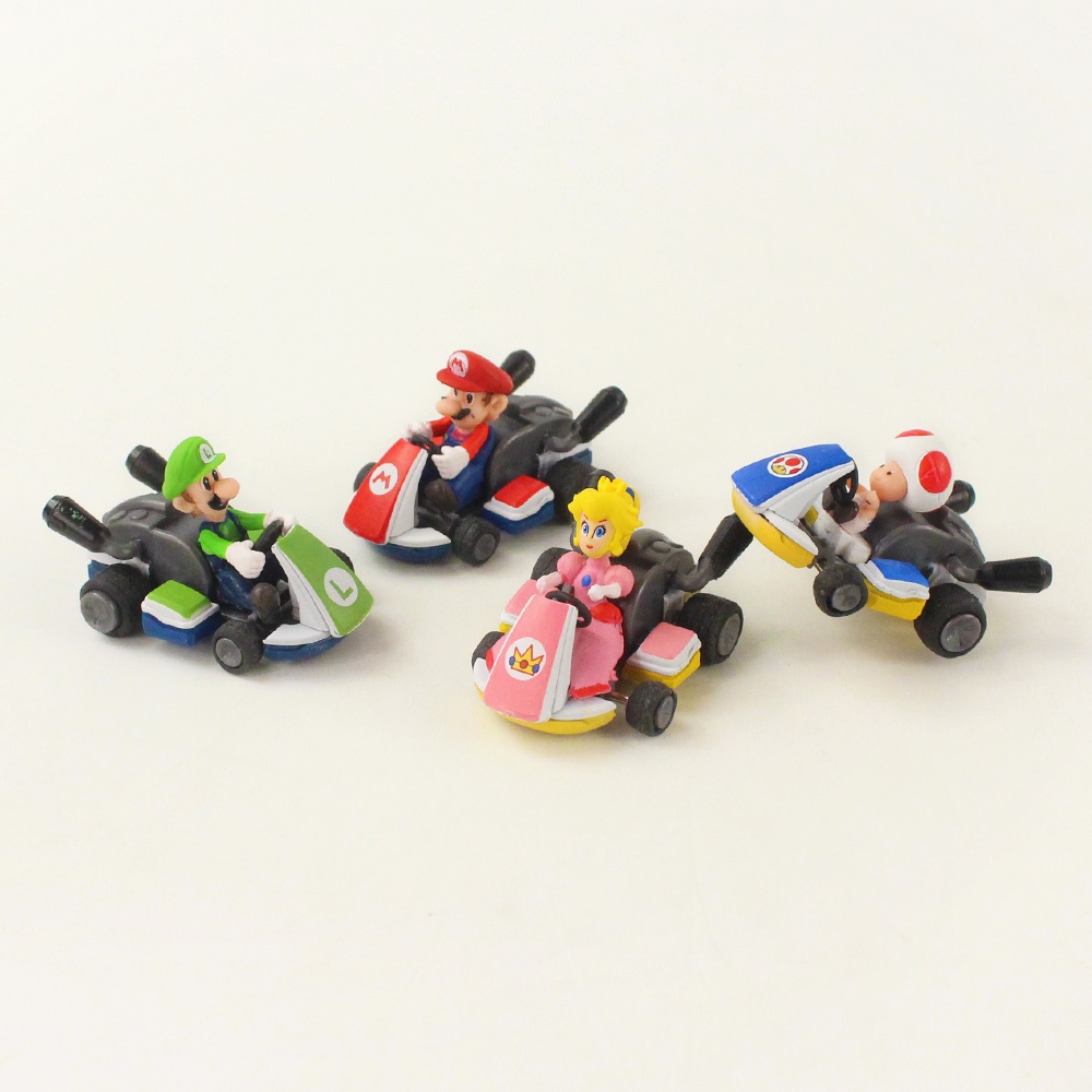 NINTENDO Bộ 8 Mô Hình Nhân Vật Game Super Mario Bros Luigi Mario Yoshi Bowser Koopa Wario Toad kong