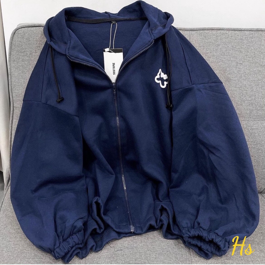 Áo hoodie in viền trắng MEMN 781