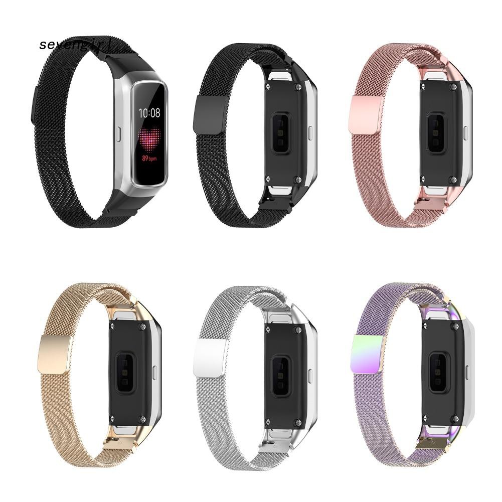 Dây đeo kim loại không gỉ thiết kế tiện lợi cho Samsung Galaxy Fit SM-R370