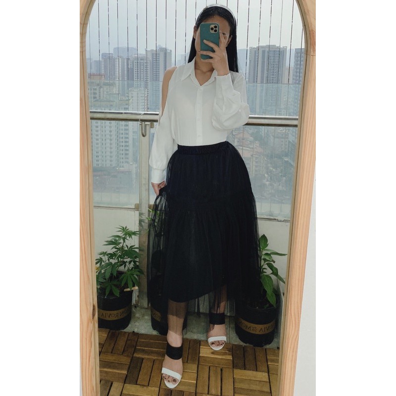 chân váy voan bồng bềnh xinh lắm (kèm hình thật) | BigBuy360 - bigbuy360.vn