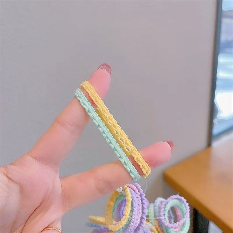 Băng Đô Cài Tóc Không Gây Hại Màu Kẹo Dễ Thương Cho Bé Gái