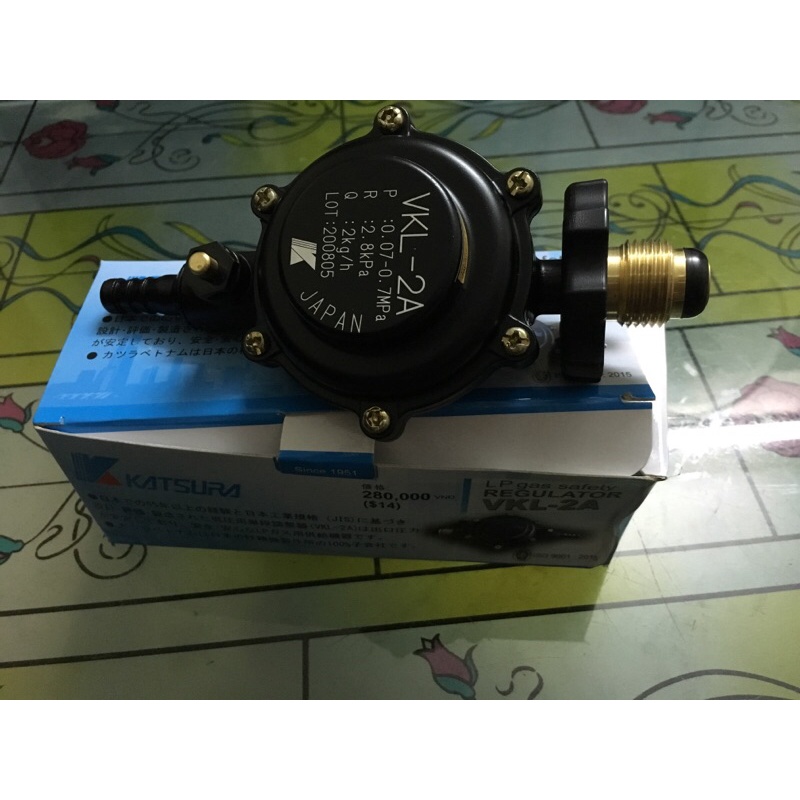 Van gas Nhật Katsura VKL-2A combo van và dây,kẹp