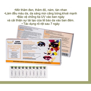 Mờ nám tàn nhang Teana mờ nám tàn nhang dưỡng trắng da chống lão hoá phục hồi da giảm nếp nhăn[Tặng máy massager