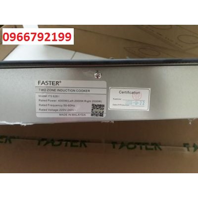 [Mã ELMS3TR giảm 7% đơn 2TR] Bếp từ Faster FS 628I nhập khẩu Malaysia, bếp từ đôi, bếp điện từ, bếp từ giá rẻ