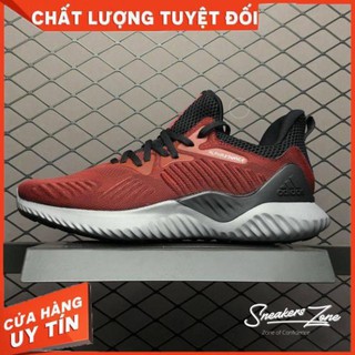 (FREE SHIP + HỘP + QUÀ) Giày thể thao sneaker nam nữ ALPHABOUNCE Beyond 2018 Đỏ đậm siêu đẹp cho nam và nữ