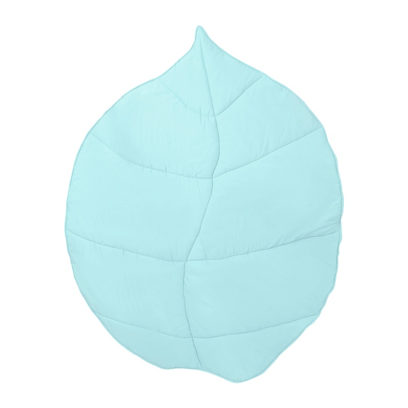 Thảm Bò Chất Liệu Cotton Hình Chiếc Lá Dễ Thương Xinh Xắn Cho Bé