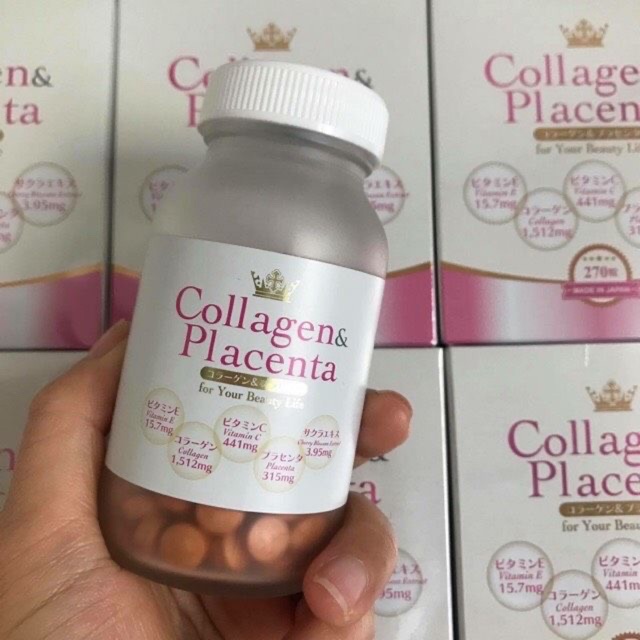 Collagen Placenta 5 in 1 270 viên( date 03/2023) xuất xứ Nhật Bản