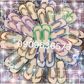 Dép cói quai kẹp gấm QUẾ ANH