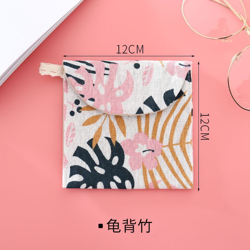 Túi đựng băng vệ sinh khuy cài dễ thương