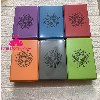 Gạch tập yoga in hoa cao cấp