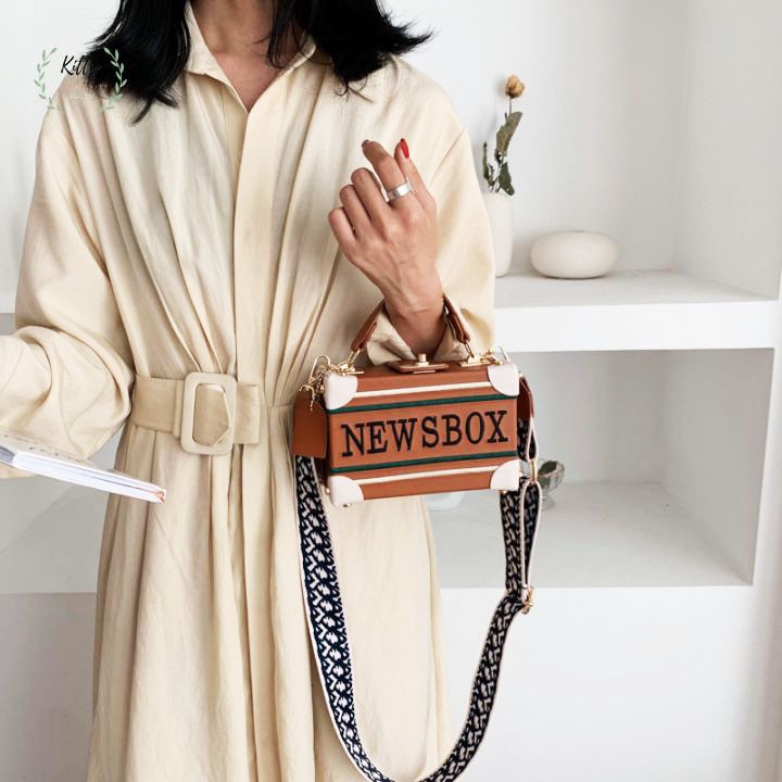 Túi hộp nữ 🍓 𝐇𝐎𝐓 𝟐𝟎𝟐𝟏 🍓 túi đeo chéo phong cách hàn quốc , sang trọng lịch sự- kitty