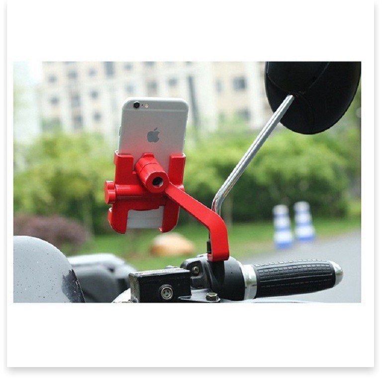 Giá đỡ gắn xe máy Kim Loại - Kẹp điện thoại xe máy kim loại C2 | BigBuy360 - bigbuy360.vn