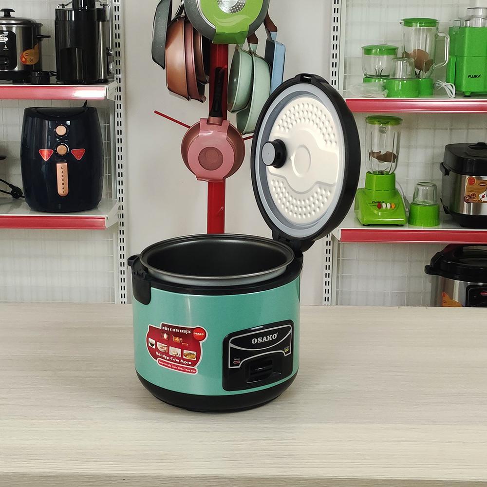 [Chính hãng] Nồi cơm mini 1.2L Osako OCD-120 lòng nồi chống dính, có xửng hấp, nấu cơm cho gia đình 2 - 3 người ăn