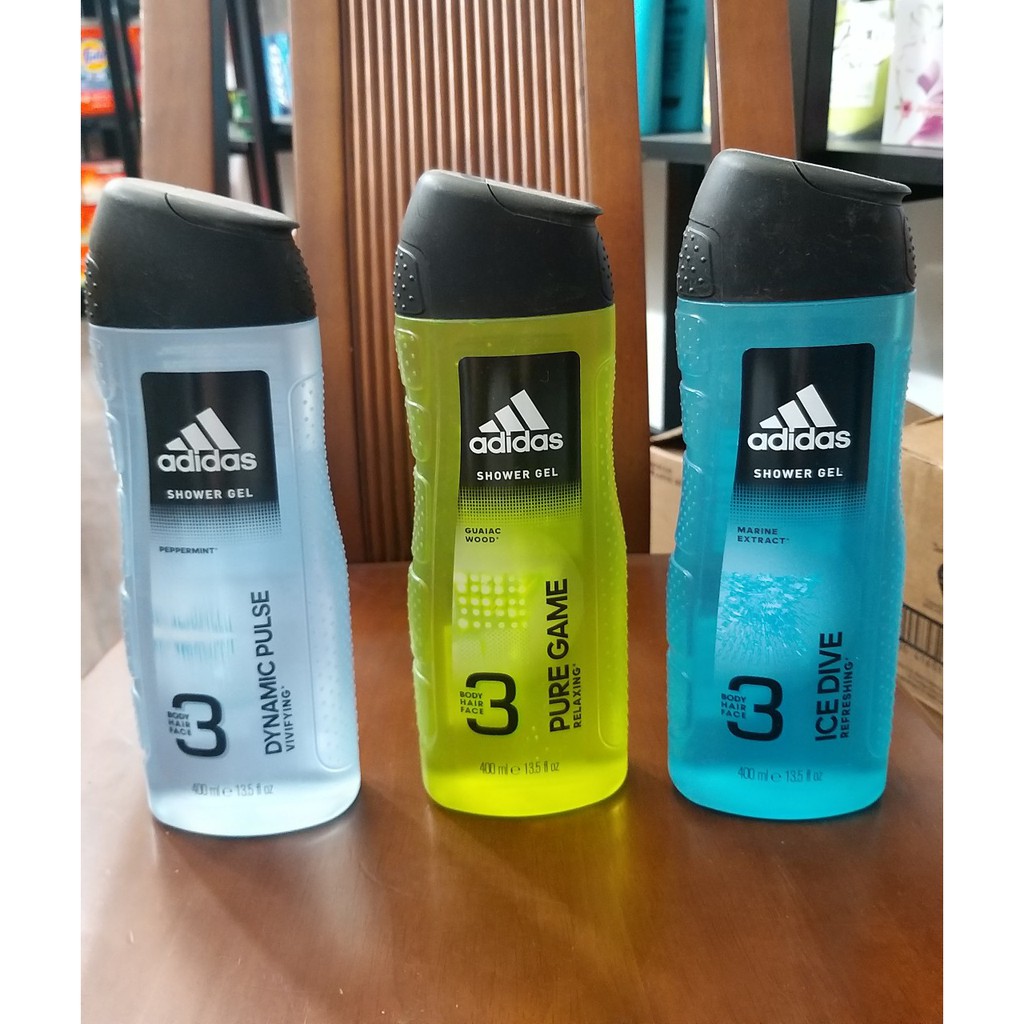 TẮM GỘI NAM ADIDAS SHOWER GEL 3IN1 CHAI 400ML