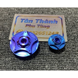 Ốc mâm lửa TITAN GR5 Yamaha, Honda ( bộ 2 con)