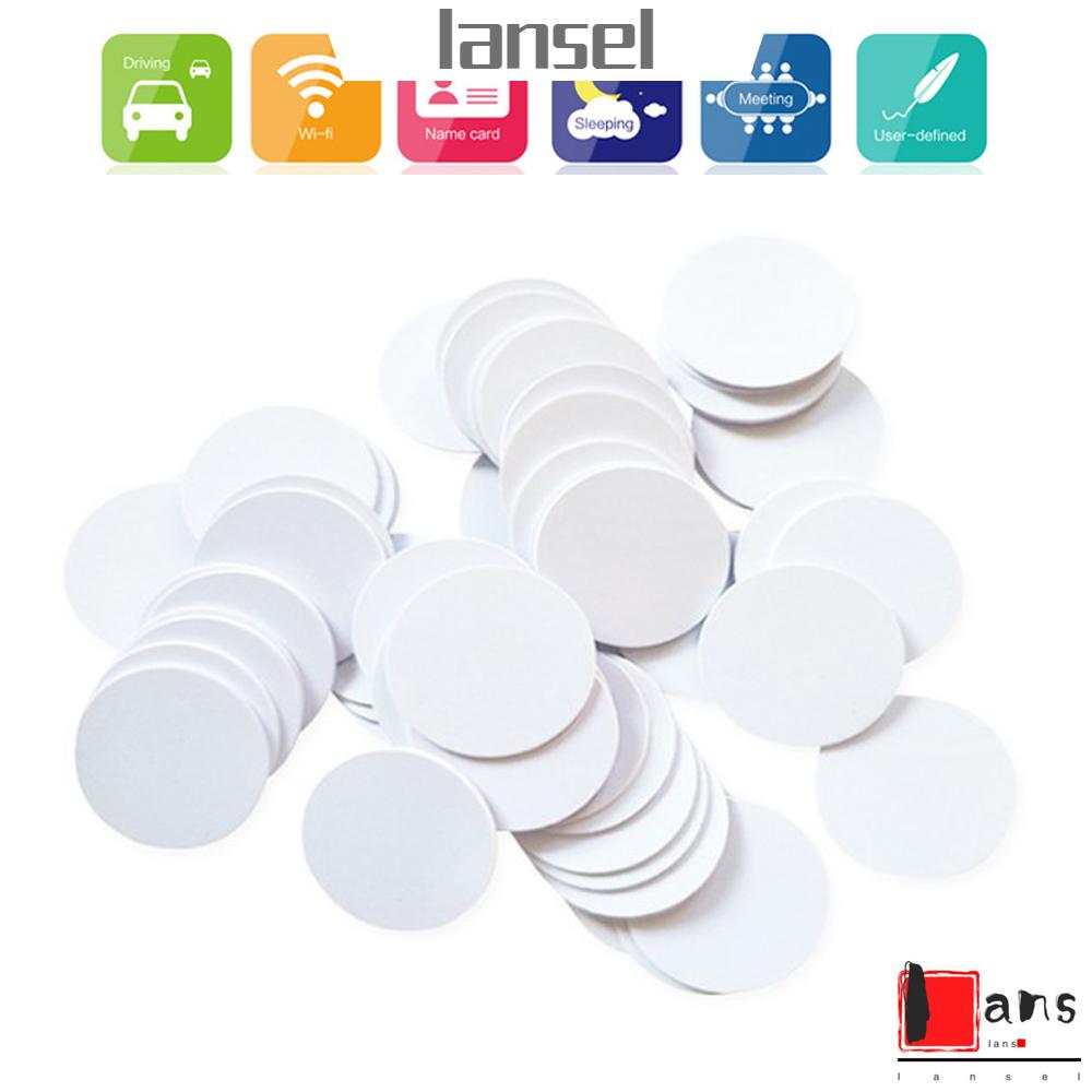 Set 5/10 Thẻ Tròn Ntag 215 Thẻ NFC Thông Minh Tiện Dụng