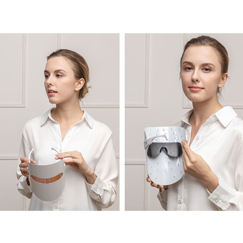 Đèn Led 32 Bóng YOUYO Chăm Sóc Da Mặt Màu Đỏ Xanh Cam Tùy Chọn