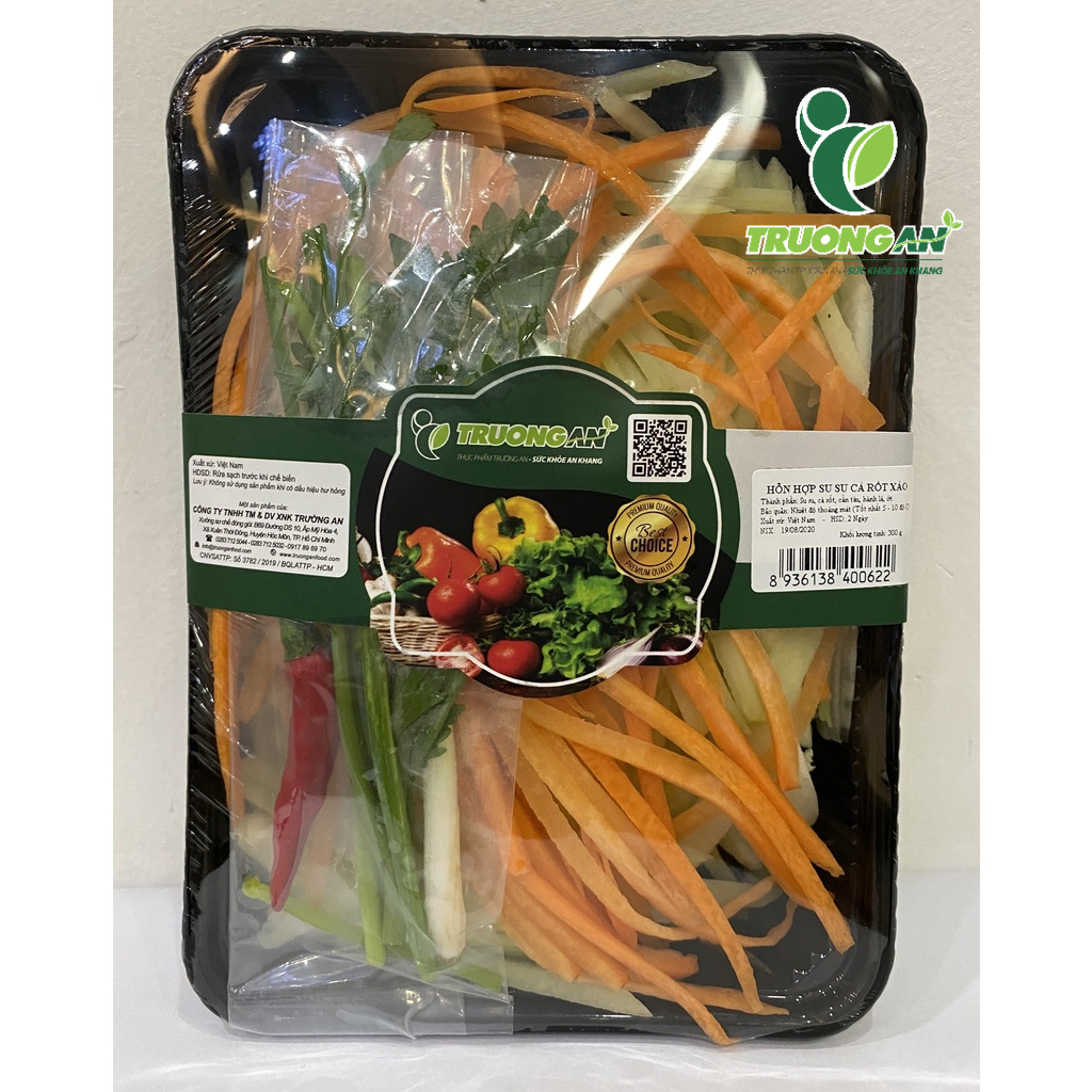 - HỖN HỢP SU SU CÀ RỐT XÀO 300G