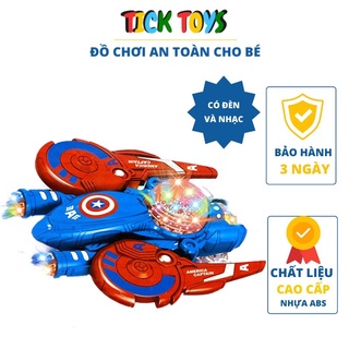 Đồ chơi phi thuyền avengers phát nhạc đi được cho bé