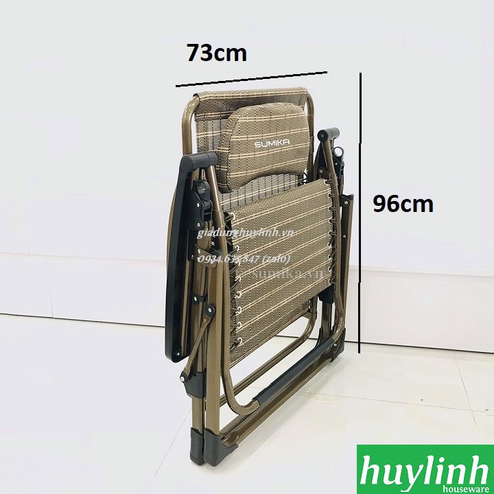 Ghế xếp gấp thư giãn Sumika 638 - Rộng 73cm - Tải trọng 300kg