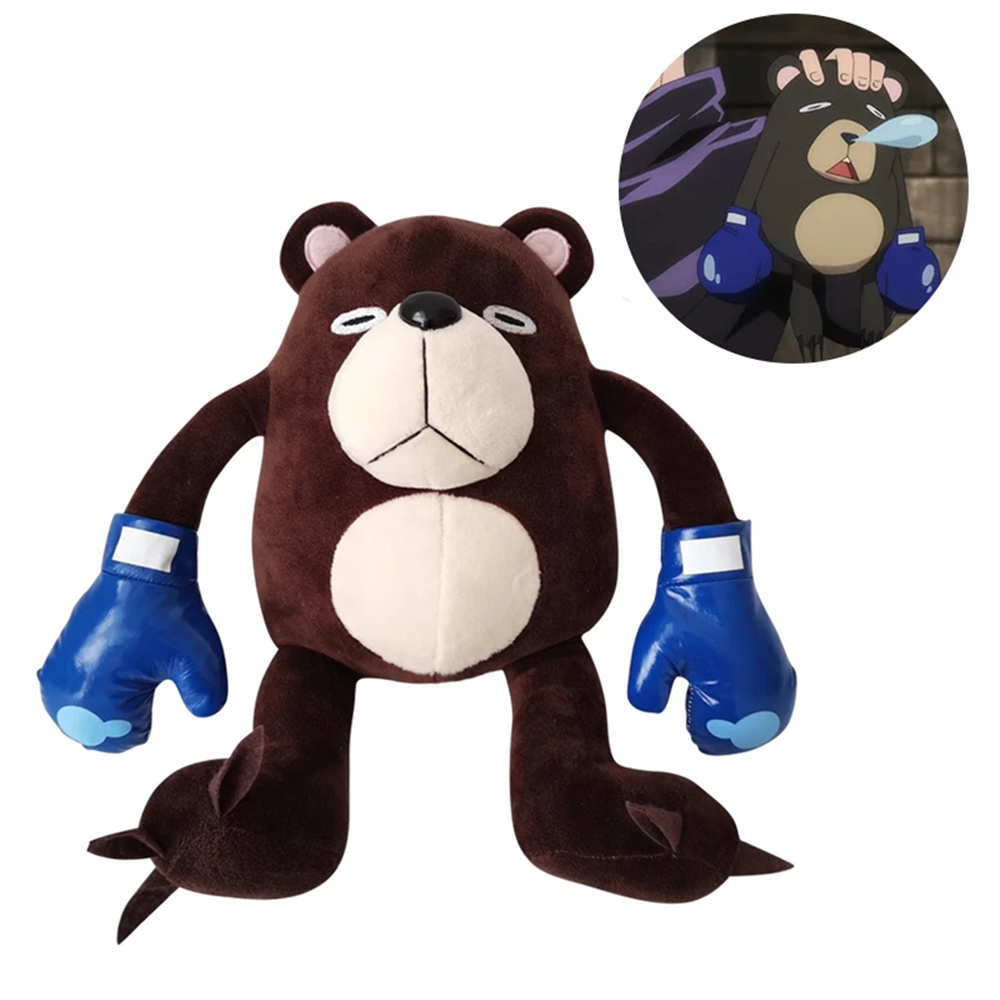 USNOW Cute Jujutsu Kaisen Bear Doll Birthday Gift Toy Gojo Satoru Anime Jujutsu Kaisen Puppet Toy Stuffed Figure Stuffed Bear Special Dolls Pillow Stuffed Plush Dolls Plushie Cursed Corpse