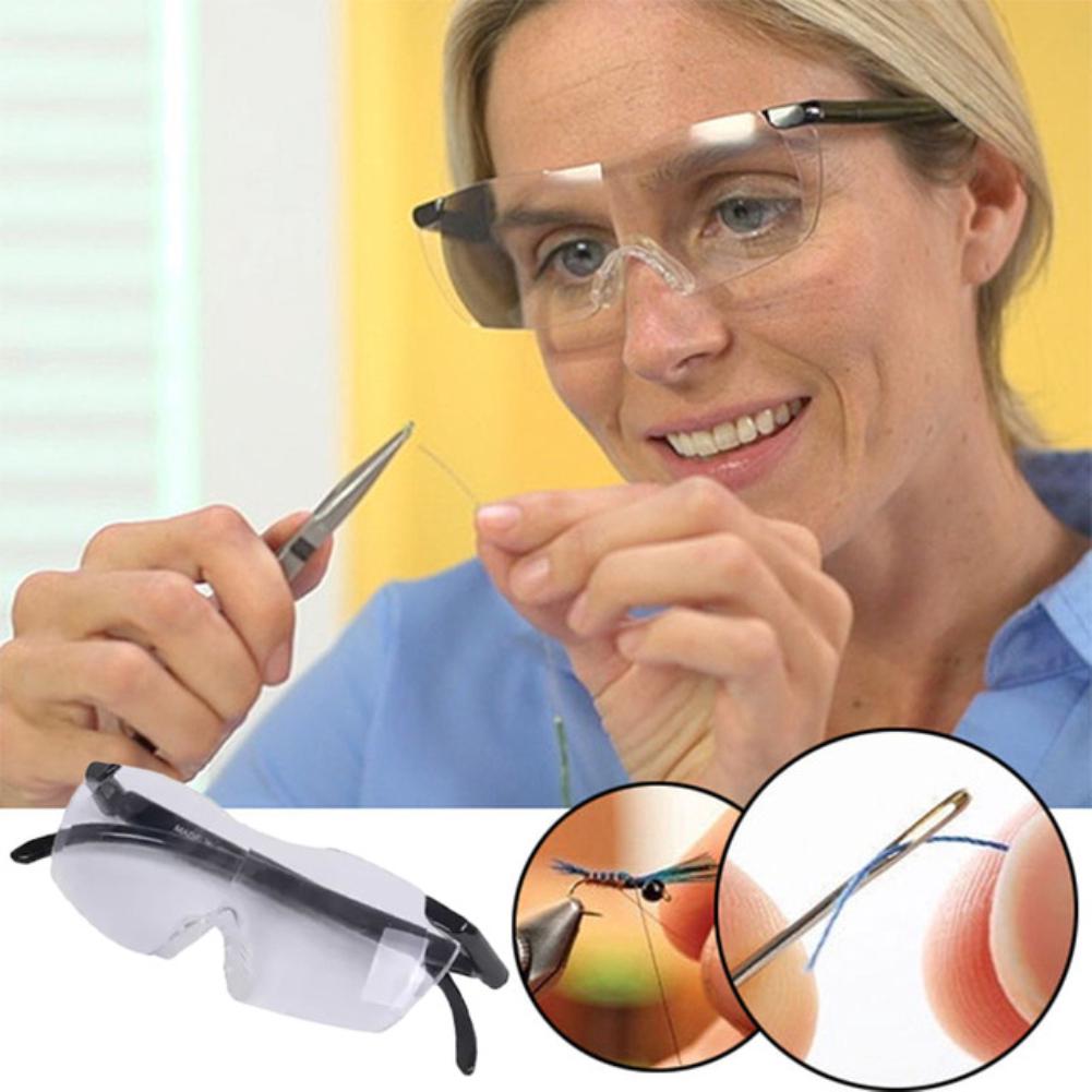 Mắt kính đọc sách với kính lúp phóng to 160 lần