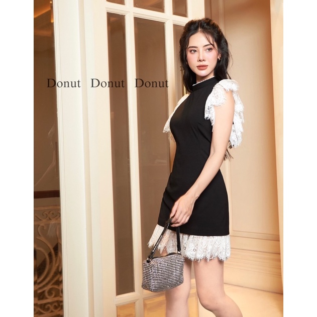 Váy umi phối ren mi