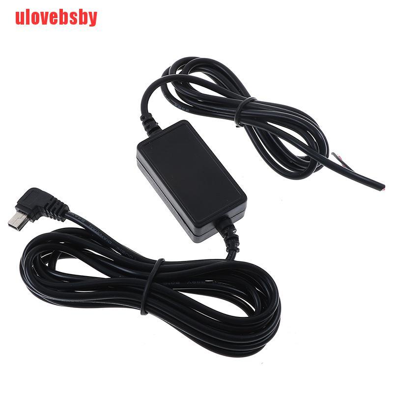 [ulovebsby]Car dash camera cam hard wire kit mini USB for car camcorder DVR 12V/24V to 5V