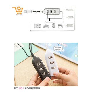Adapter Hub 4 Cổng Usb 2.0 Tốc Độ Cao Cho Laptop Pc 10