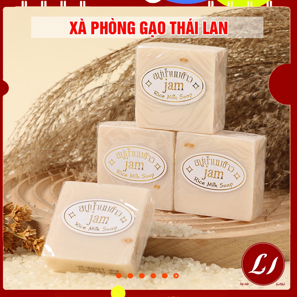 Set 12 bánh XÀ PHÒNG GẠO thái lan dưỡng trắng da