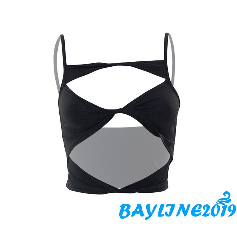 Áo Hai Dây Màu Trơn Dáng Ôm Thời Trang Mùa Hè Cho Nữ