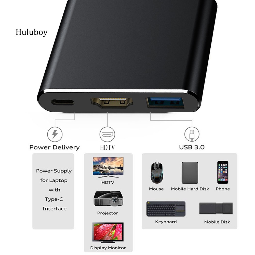 Đầu chuyển USB 3.1 Type-C sang 4K HDMI chuyên dụng cho Apple Macbook