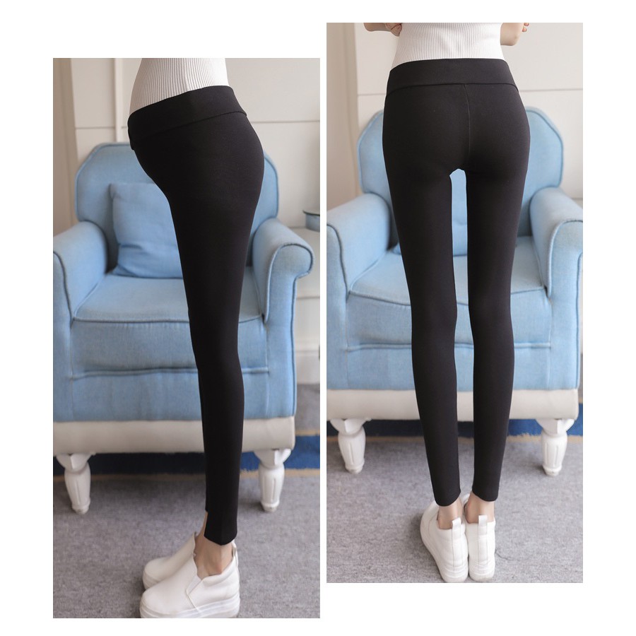 Quần legging bầu cạp chéo (loại dày đẹp)