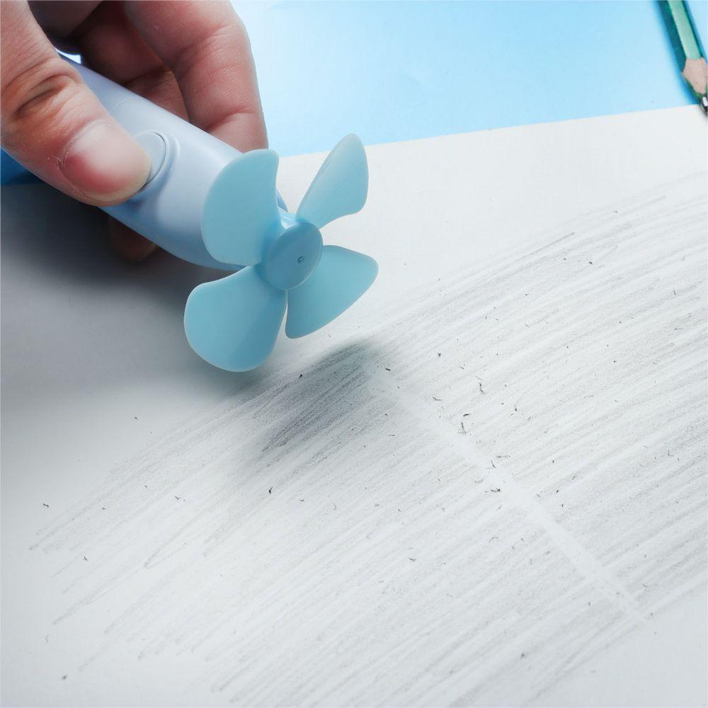 UUMIR Bút tẩy điện quạt tự động vẽ tranh viết phác thảo bộ dụng cụ học sinh đồ dùng