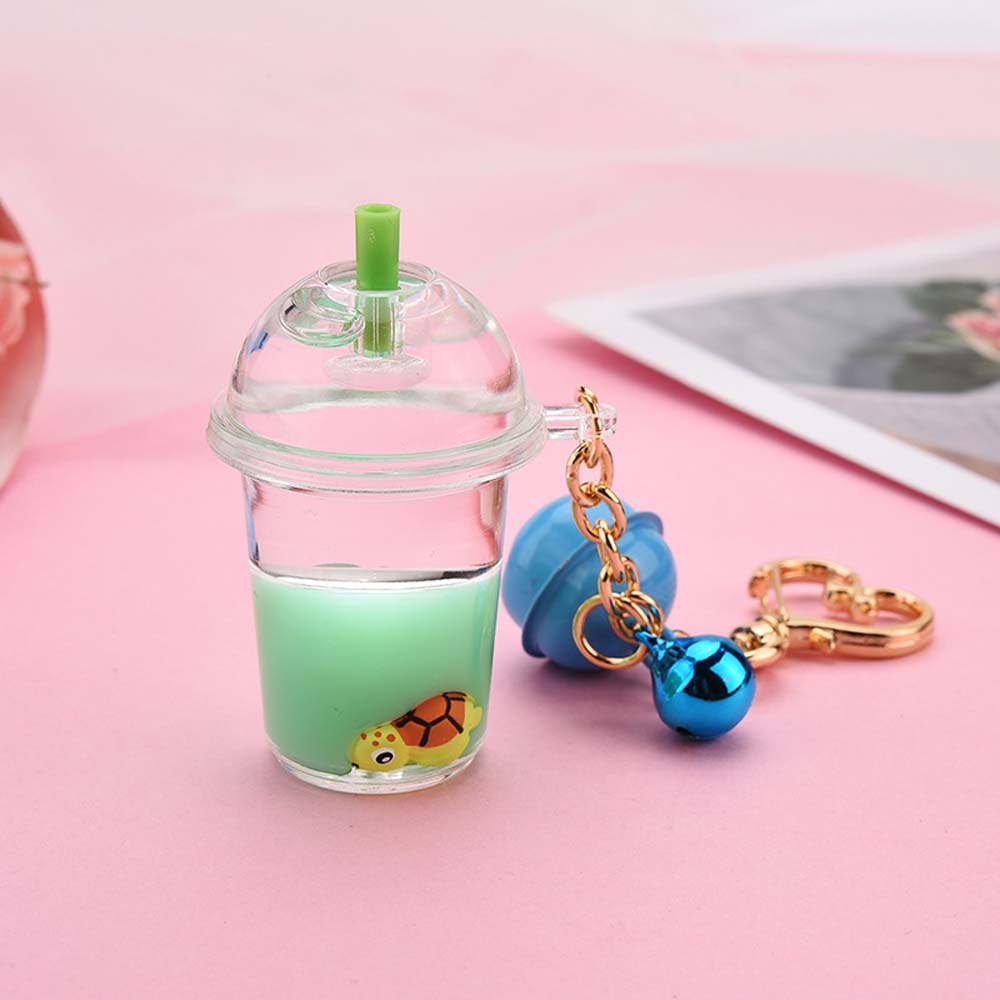 Móc Khóa Hình Bình Sữa Dễ Thương