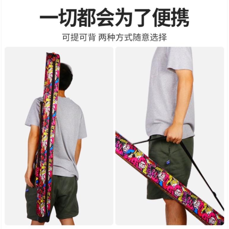 Bao đựng cần dàn zi mẫu bắt mắt 1 chính 1 phụ cực sang đồ câu FISHING_HD