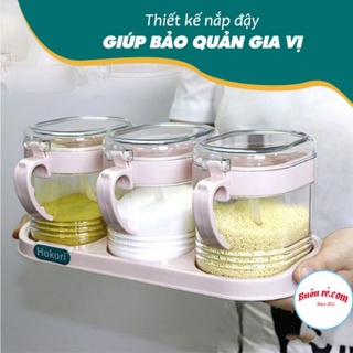 Lọ đựng gia vị Việt Nhật (Bộ 3 lọ)