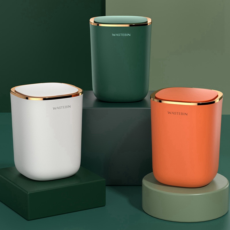 Thùng Rác Cảm Ứng Thông Minh 12L Chống Nước Tự Động Có Nắp Cho Nhà Bếp Nhà Tắm