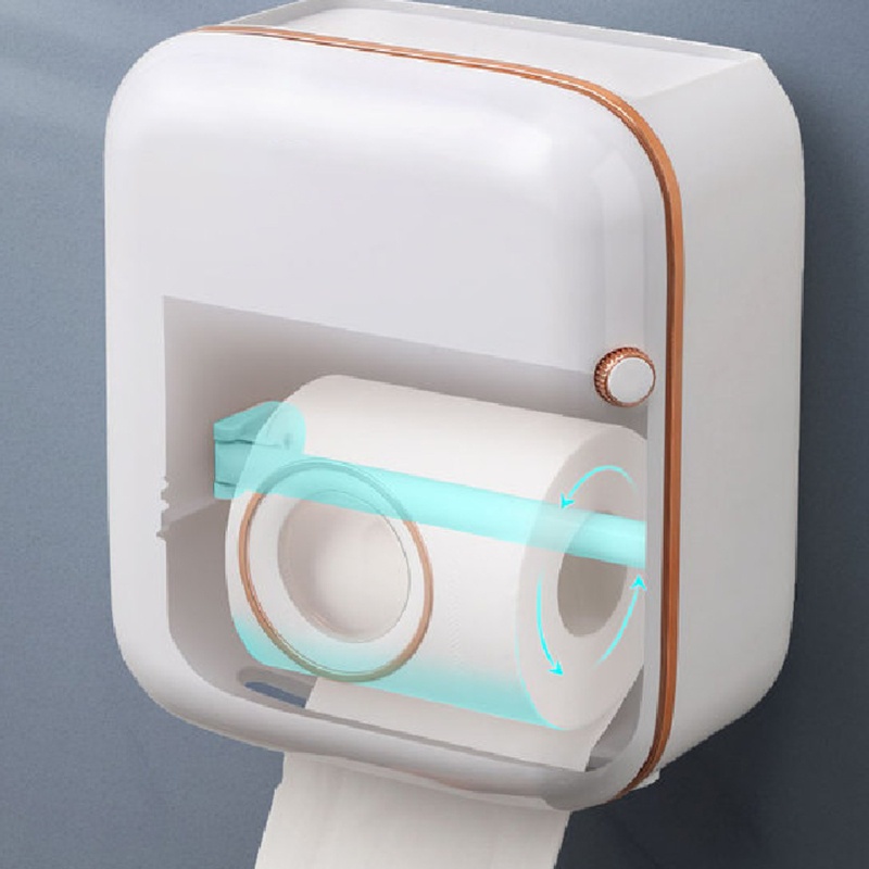 Hộp Đựng Cuộn Giấy Vệ Sinh Gắn Tường Đa Năng Tiện Dụng