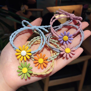 Dây buộc tóc hoa cúc nhiều màu, thun cột tóc Hàn Quốc, buộc tóc Hàn Quốc hoa cúc nhiều màu HOT TREND CHIANG