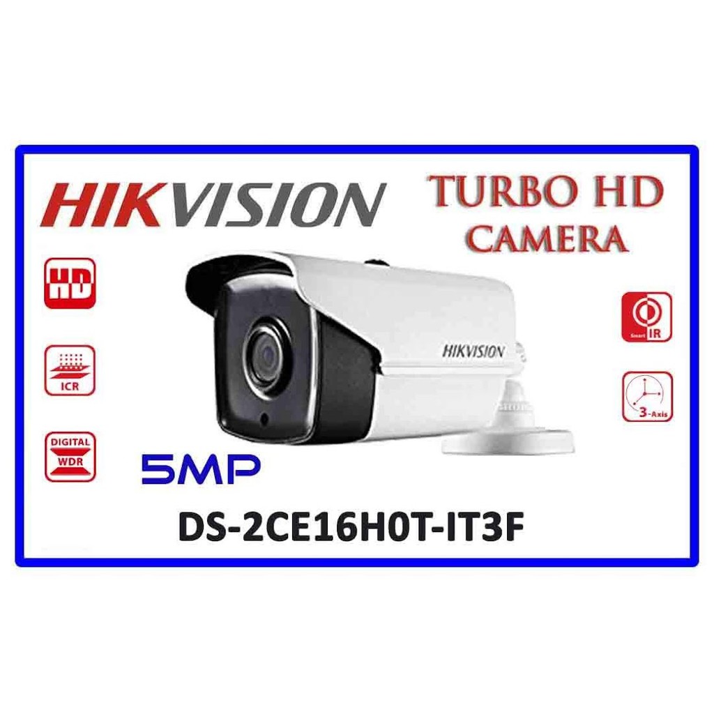 Camera HikVision DS-2CE16H0T-IT3F--- Hàng chính hãng, giá rẻ, siêu nét, bảo hành 24 tháng